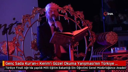 Genç Sada Kur'an-ı Kerim'i Güzel Okuma Yarışması'nın Türkiye Finali Ağrı'da yapıldı