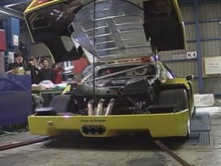 Ferrari F40 Twin-Turbo test dyno