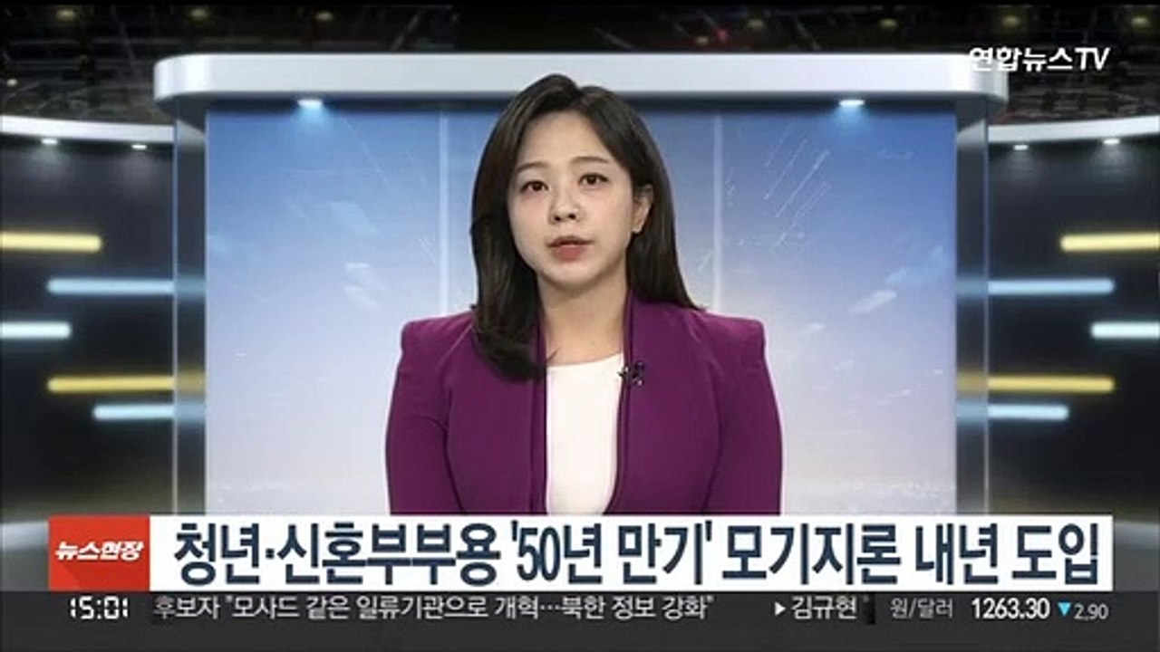 청년·신혼부부용 '50년 만기' 모기지론 내년 도입