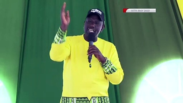 DP Ruto accuses Raila Odinga of what he terms as lack of development program