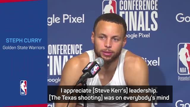 Curry backs Kerr's anger over latest US mass shooting