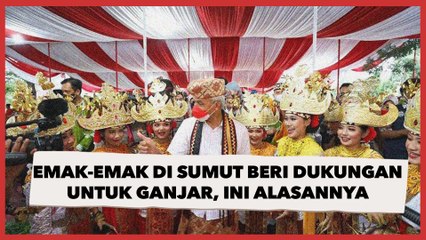 Emak-emak di Sumut Beri Dukungan untuk Ganjar, Ini Alasannya