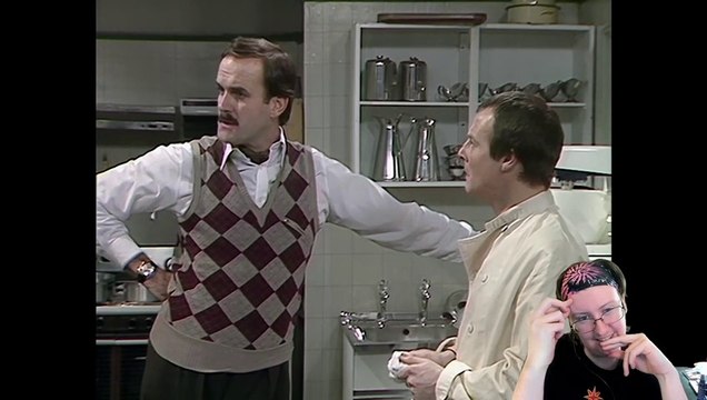 American Reacts to Fawlty Towers (#10)