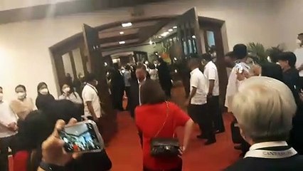 President Bongbong Marcos sa Batasang Pambansa para sa kaniyang proklamasyon