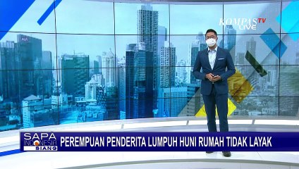 Suanti Perempuan Penderita Lumpuh di Sukabumi Huni Rumah Tidak Layak Bersama Ayahnya