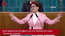 Meral Akşener'den Erdoğan'a çok sert 'Abdülhamid' yanıtı: 