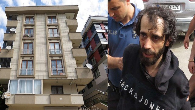 Ataşehir'de 2. kattan atlayıp dehşet saçtı