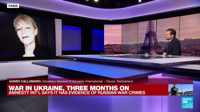 Ukraine: Amnesty International has 'documented a vast range of war crimes'