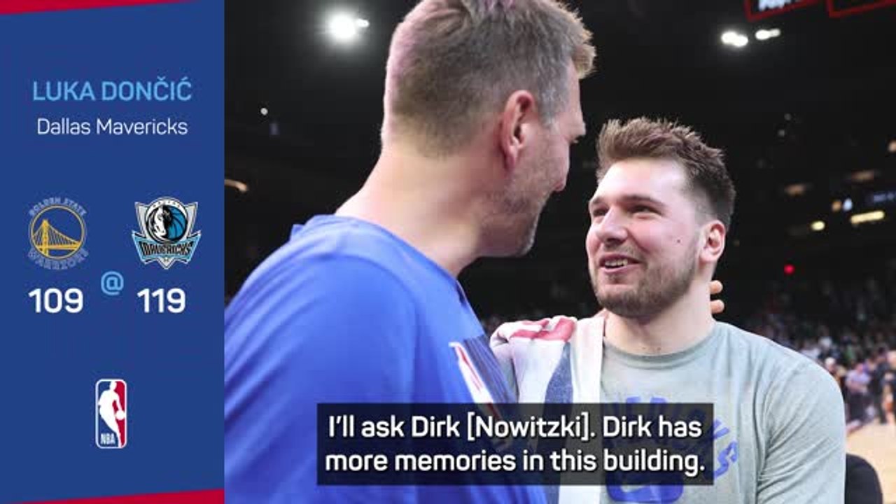 'I'll ask Dirk' - Doncic left bemused by Mavs' leaky roof