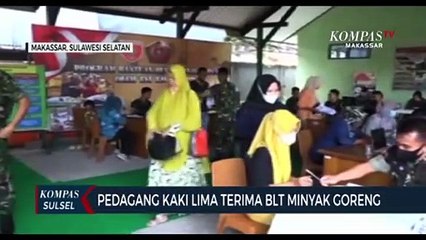 Pedagang Kaki Lima Terima Blt Minyak Goreng