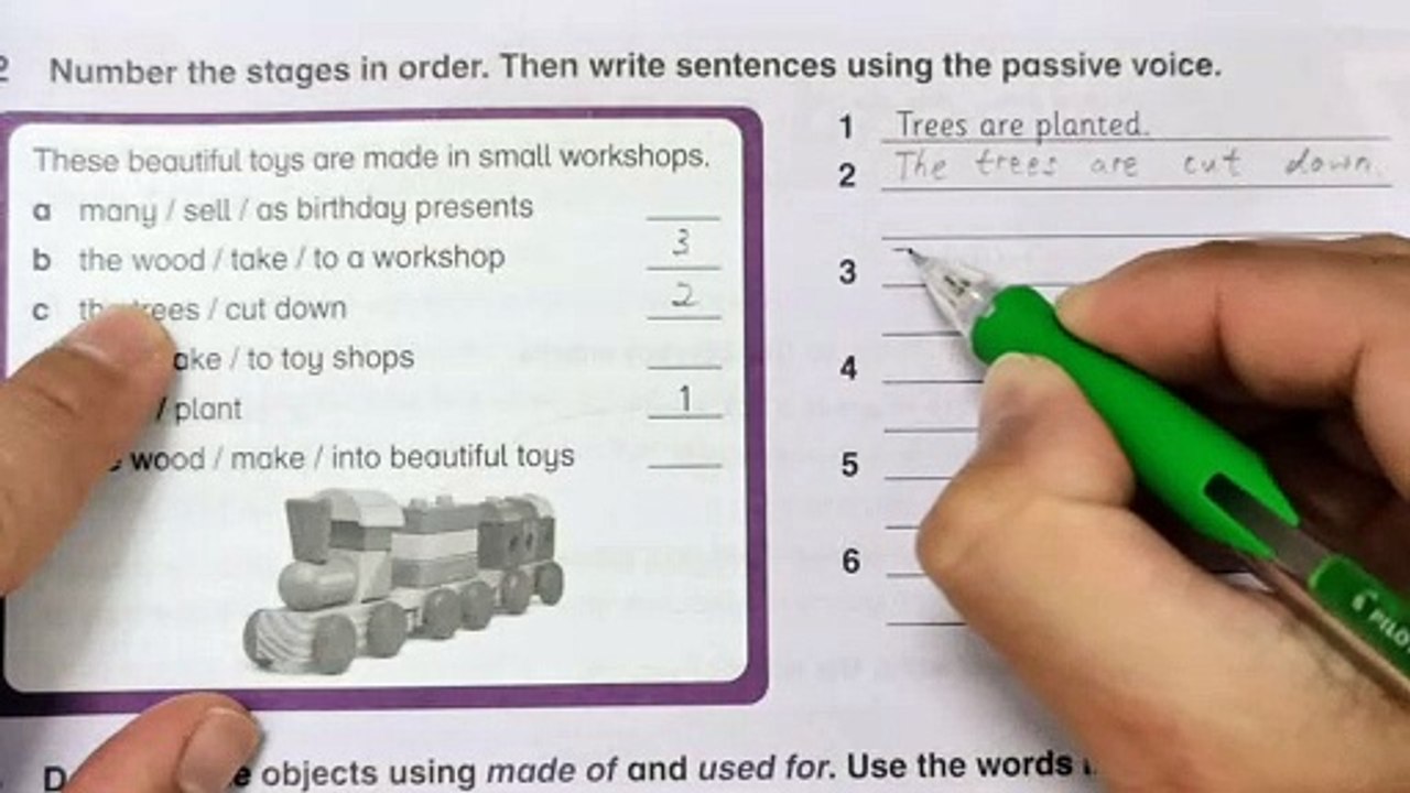 Year 6 Academy Stars Workbook Answer Page 71Unit 6 How is it made? Check-up challenge