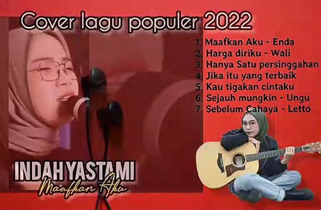 Cover Lagu Pilihan Terpopuler 2022 Indah Yastami Maafkan aku