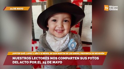 Nuestros lectores nos comparten sus fotos del acto por el 25 de Mayo