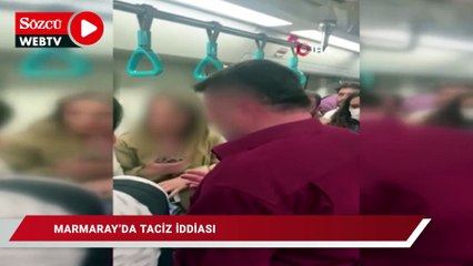 Marmaray'da taciz iddiası arbedeye dönüştü