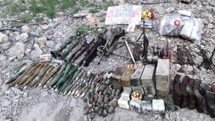 İsveç yapımı silah teröristlerin mağarasından çıktı