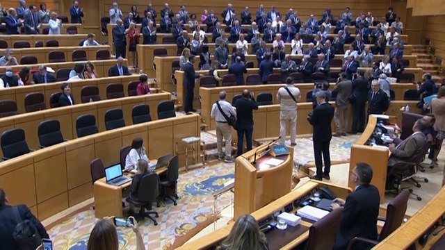 Feijóo toma posesión de su escaño en el Senado