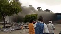 fire in factory : कोटा में कैमिकल फैक्ट्री में लगी आग