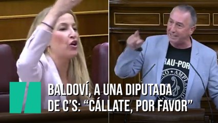 Baldoví, a una diputada de Ciudadanos: "Cállate, por favor"