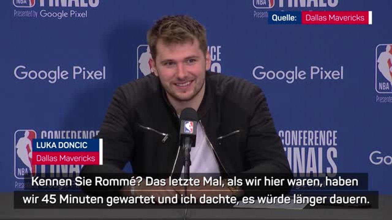 Regenverzögerung? Doncic: "Nowitzki ist Schuld"
