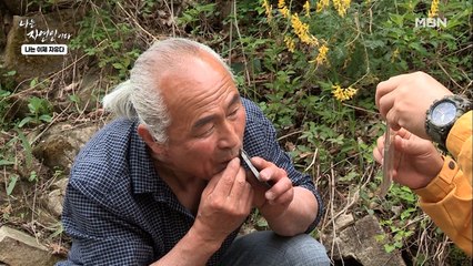 목수는 면도도 대패로 한다?! 범상치 않은 목수 자연인의 면도