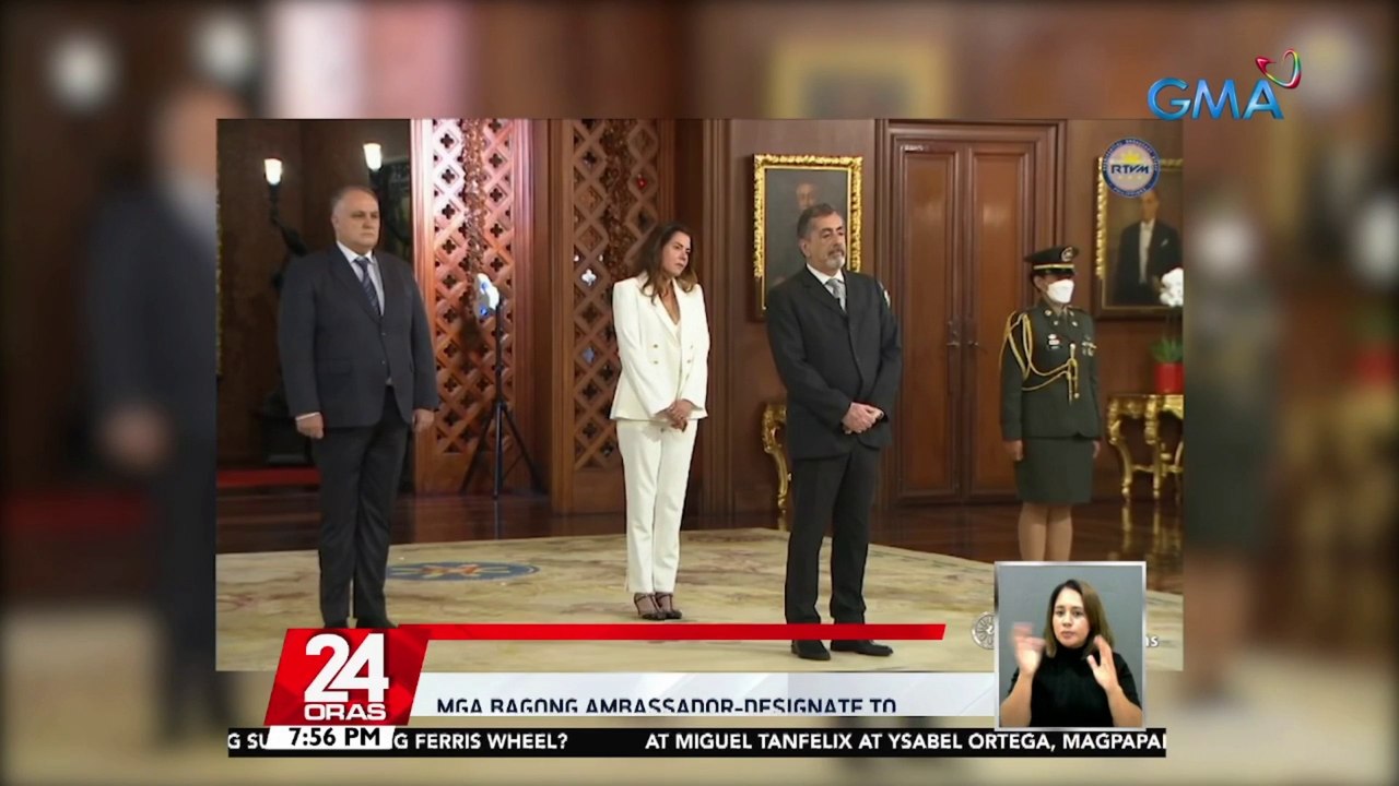 Mga bagong Ambassador-designate to the Philippines,nag-courtesy call kay Pangulong Duterte | 24 Oras