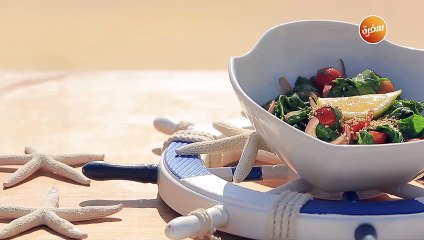 مقبلات السبانخ بالسمسم | هشام السيد