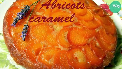 Gâteau renversé aux abricots caramélisés