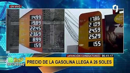 Combustible al alza: galón de gasolina de 95 supera los S/24 en algunos distritos de Lima