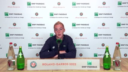 Roland-Garros 2022 - Elsa Jacquemot : "J'ai kiffé le public et de pouvoir vivre de telles émotions même si j'ai perdu"