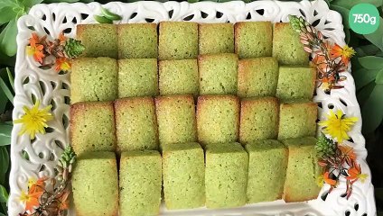 Financiers à la pistache délicieux