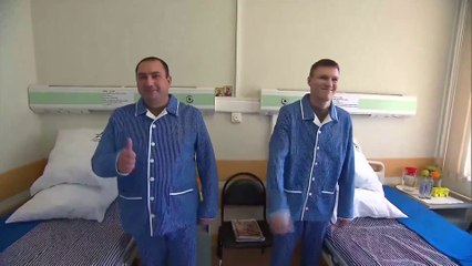 صور لبوتين في أول لقاء له مع جنود روس جرحى