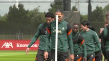 Liverpool training ahead of Real Madrid Champions League final part 1