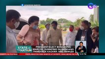President-Elect Bongbong Marcos, dumating sa Batasang Pambansa kasama ang pamilya | SONA