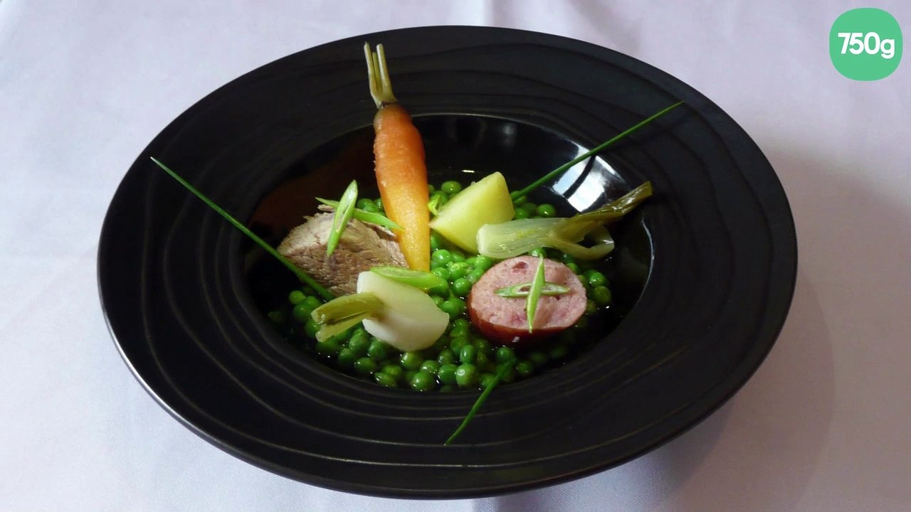 Rata de petits pois aux légumes printaniers