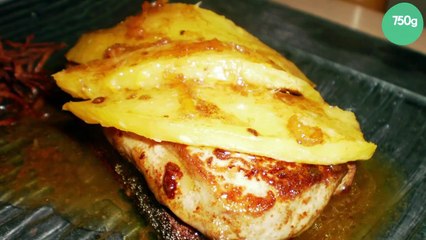 Foie gras poêlé à la mangue