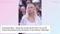 Emmanuelle Béart, angélique en blanc... une vision du Paradis en direct de Cannes !