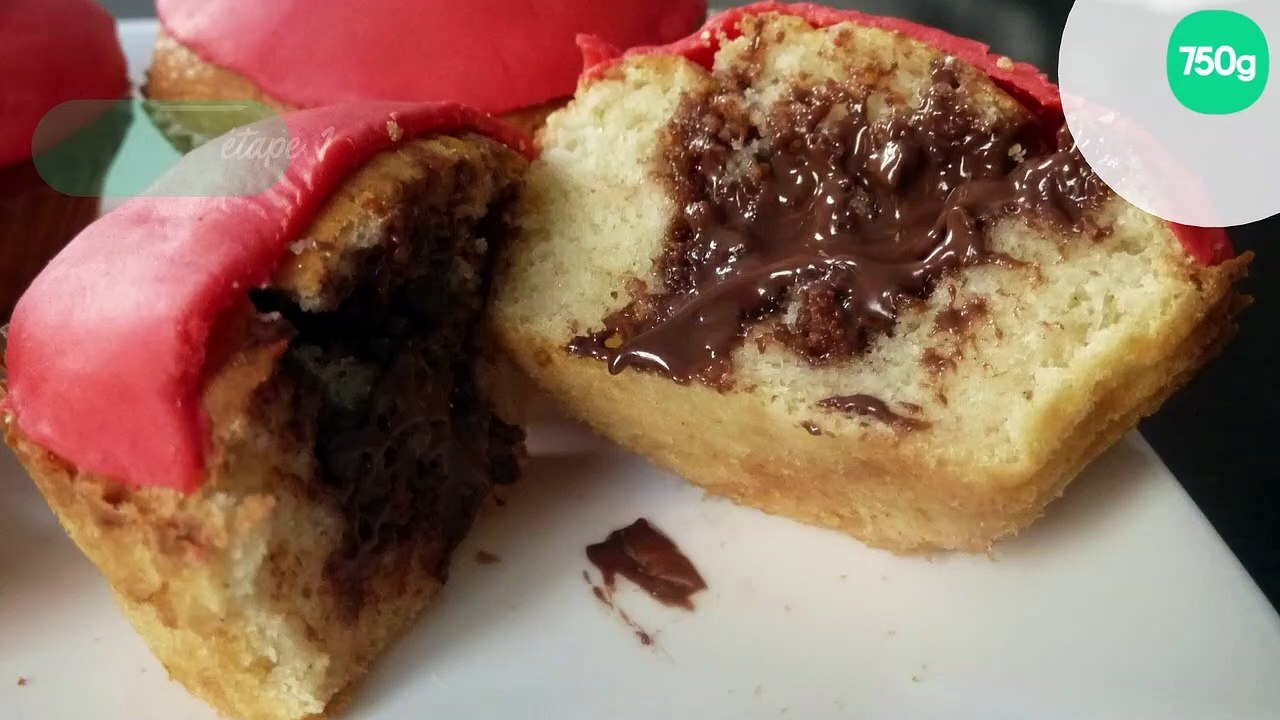 Muffins à la vanille et au Nocciolata