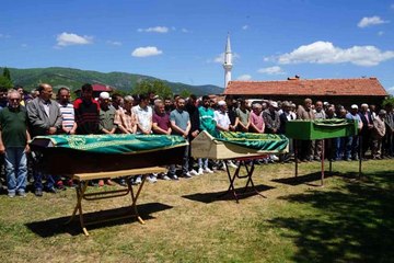 Feci kazada hayatını kaybeden şehit yakınları son yolculuğuna uğurlandı