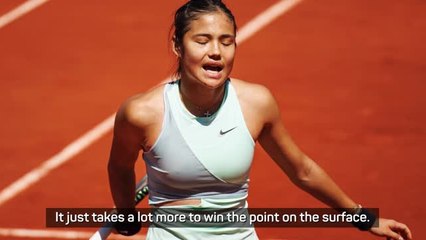 Raducanu positive on clay court experience despite French Open defeat