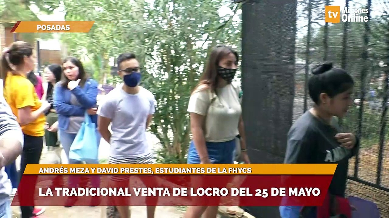 La tradicional venta de locro del 25 de mayo