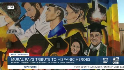 New mural in Phoenix dedicated to Latino veterans
