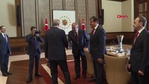 Cumhurbaşkanı Erdoğan, Anadolu Efes takımını kabul etti