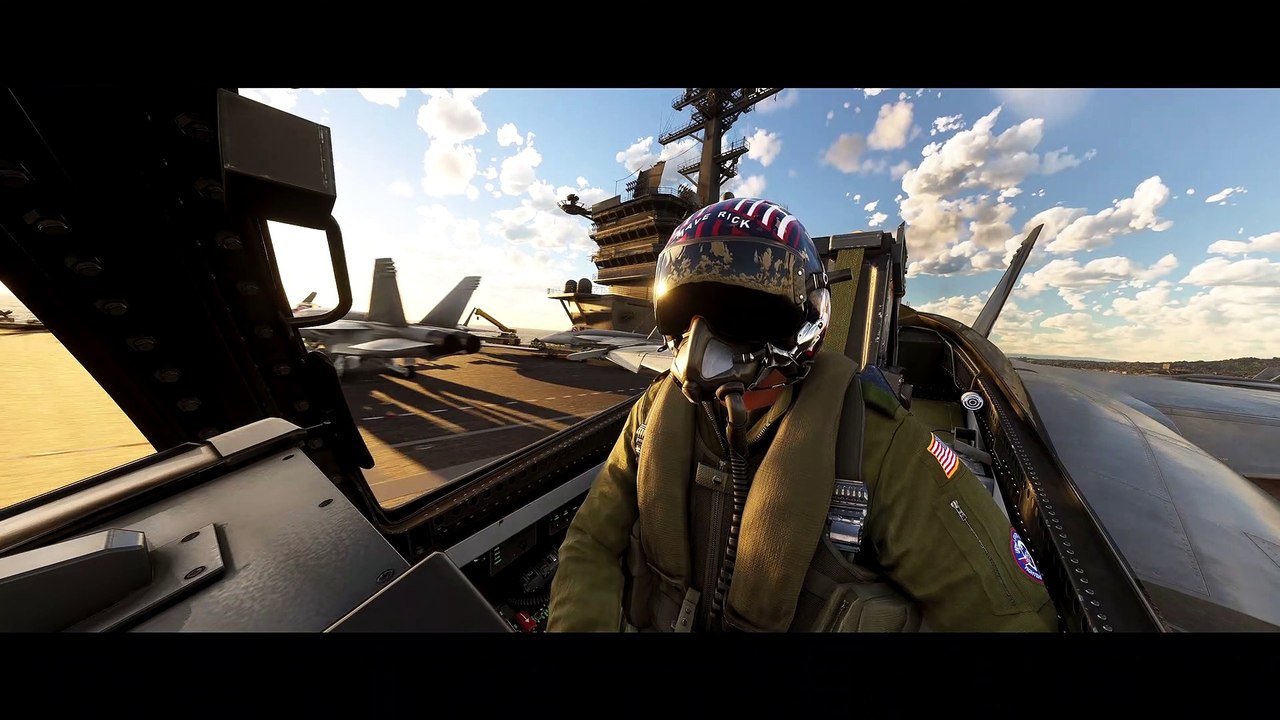 Microsoft Flight Simulator Bandeannonce de l'extension Top Gun