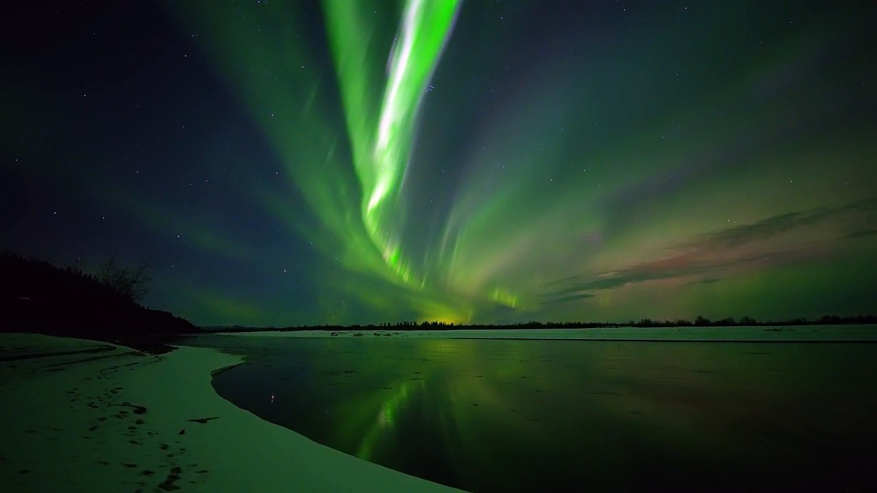 Tanana River Auroras