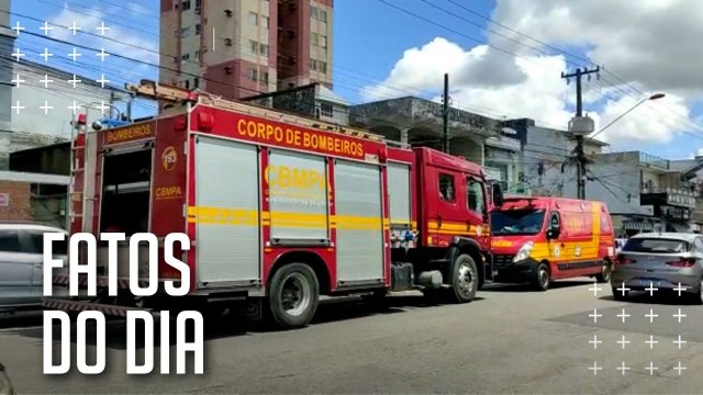 Princípio de incêndio na Pedreira assusta moradores de prédio residencial