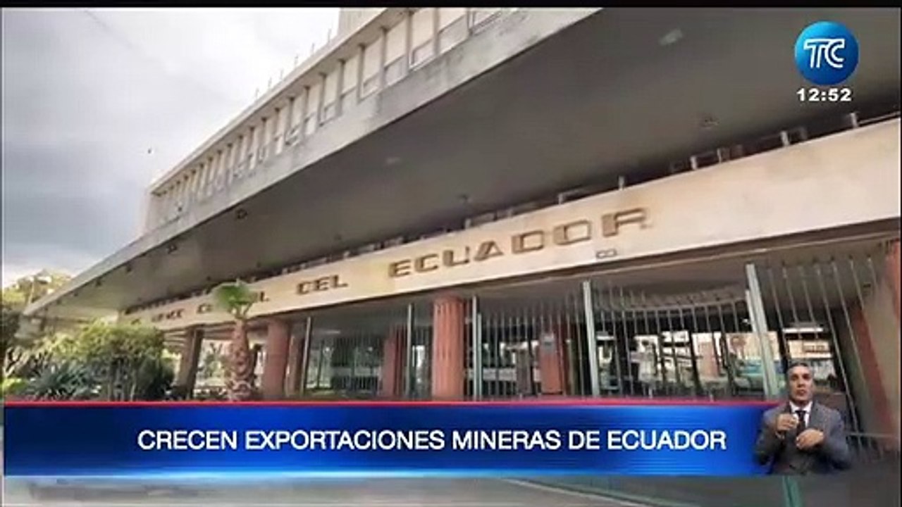 Ecuador: Las exportaciones mineras se incrementaron