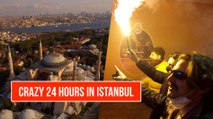 CRAZY 24 HOURS IN ISTANBUL (Grand Bazaar, Turkish Barbershop, Galatasaray Match)