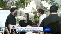 Pangulong Duterte, dumalaw sa huling gabi ng burol ni Susan Roces | Saksi