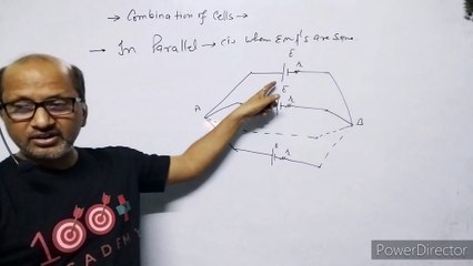 XII-Physics:(3.8), Parallel Combination Of Cells.By- A. Prakash.