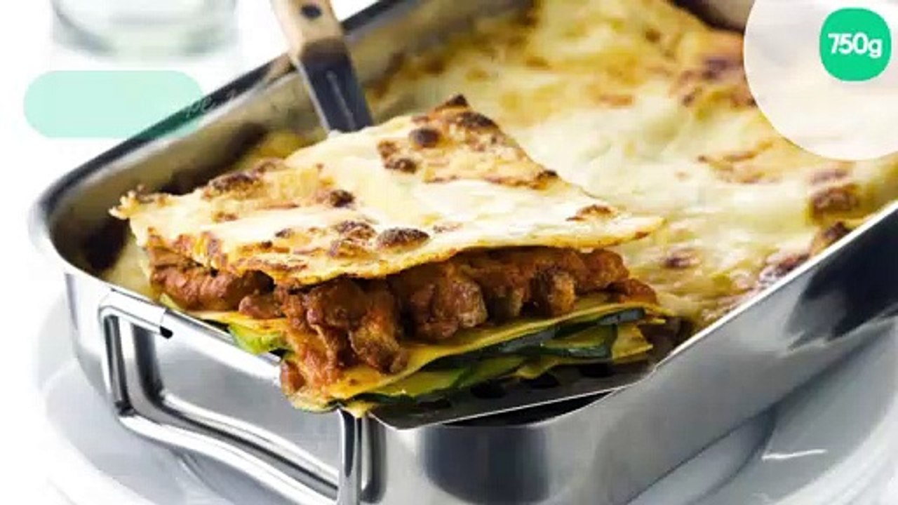 Lasagnes d'agneau aux courgettes
